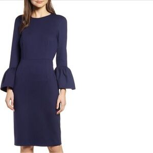Rachel Parcell Bell Sleeve Dress in Navy